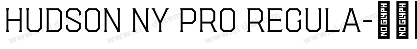 Hudson NY Pro Regula字体转换